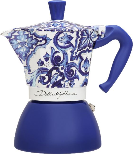 Dolce & Gabbana Bialetti Moka Induktion Blau