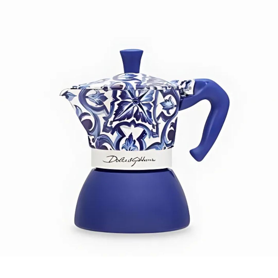 Dolce & Gabbana Bialetti Moka Induktion Blau