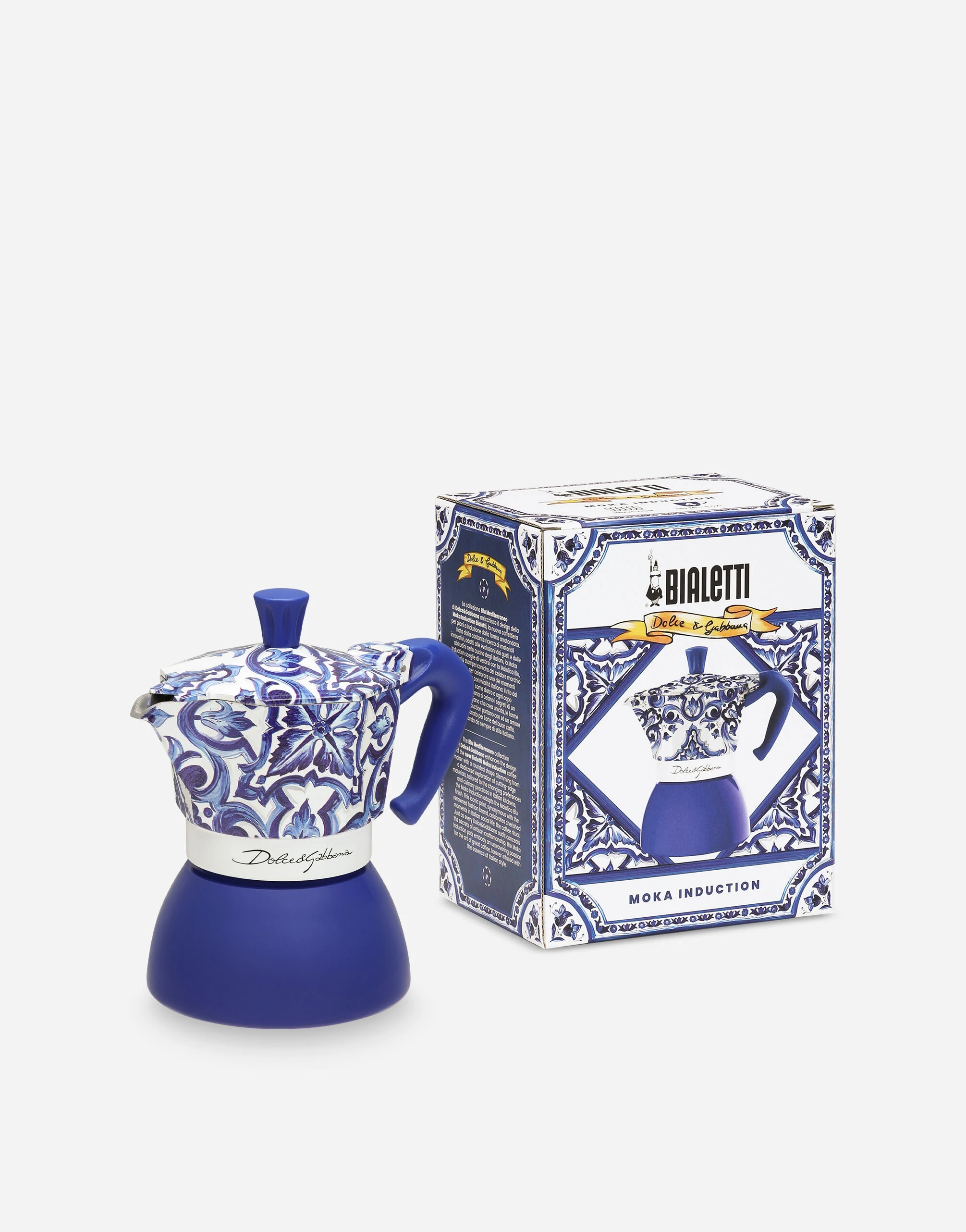 Dolce & Gabbana Bialetti Moka Induktion Blau
