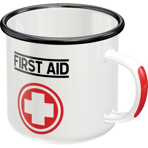 Emaille-Becher Nostalgic Art Retro "First Aid –Classic–" (360ml)