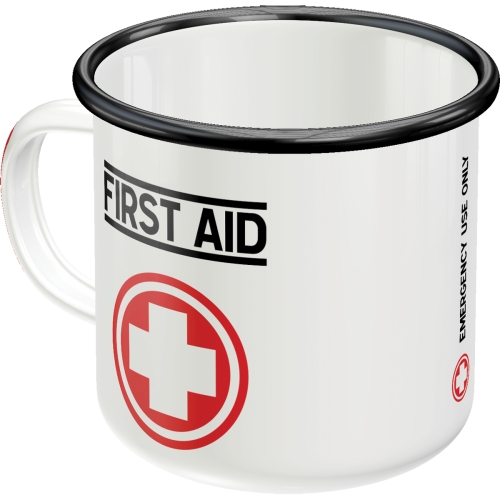 Emaille-Becher Nostalgic Art Retro "First Aid –Classic–" (360ml)