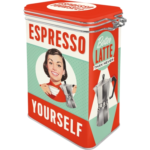 Nostalgic Art Retro Say it 50´s Kaffeedose "Espresso Yourself"