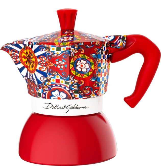 Dolce & Gabbana Bialetti Moka Induktion Rot