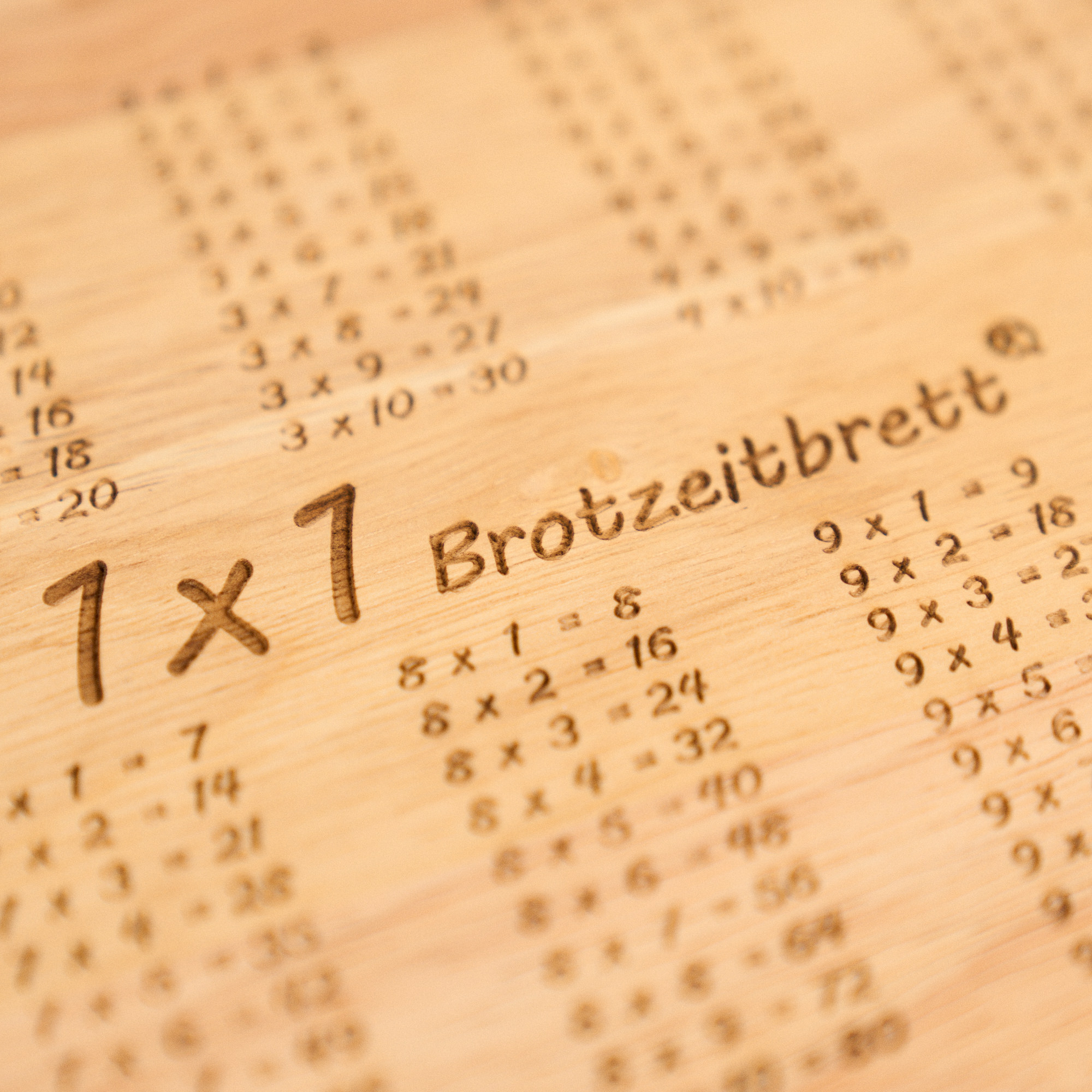  Brotzeitbrett 1 x 1  Gummibaum
