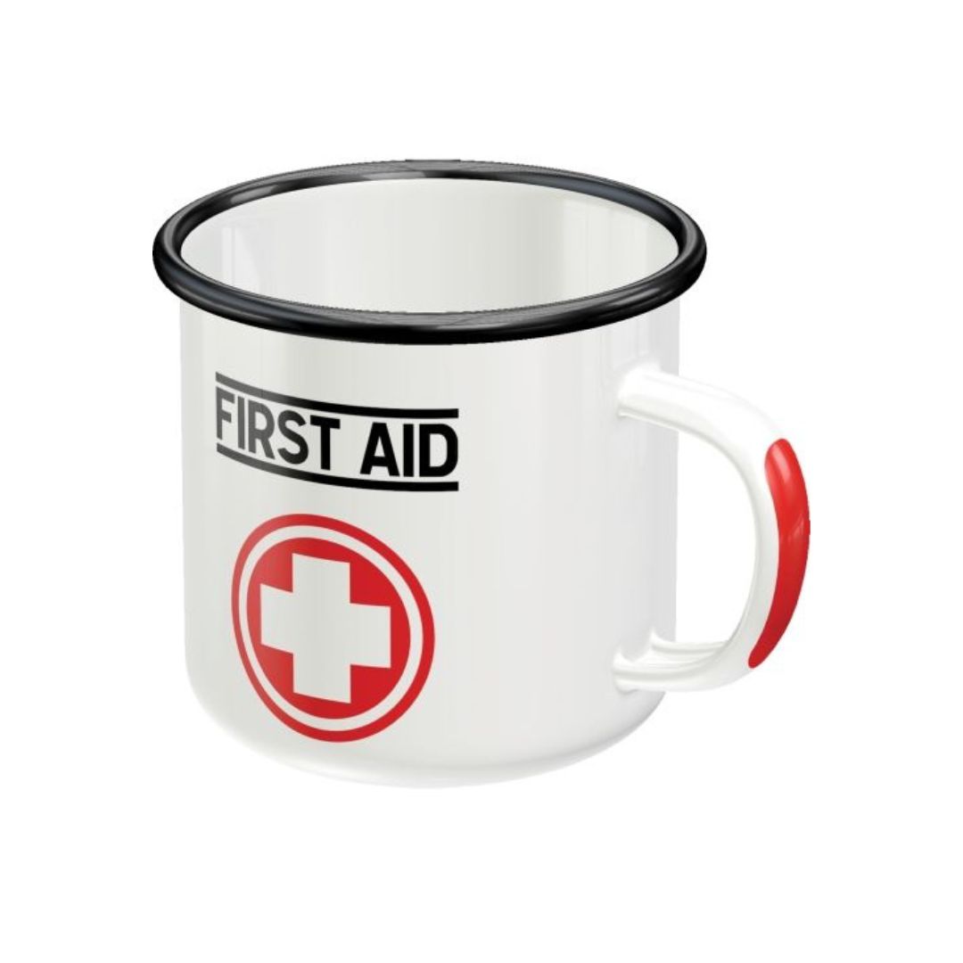 Emaille-Becher Nostalgic Art Retro "First Aid –Classic–" (360ml)