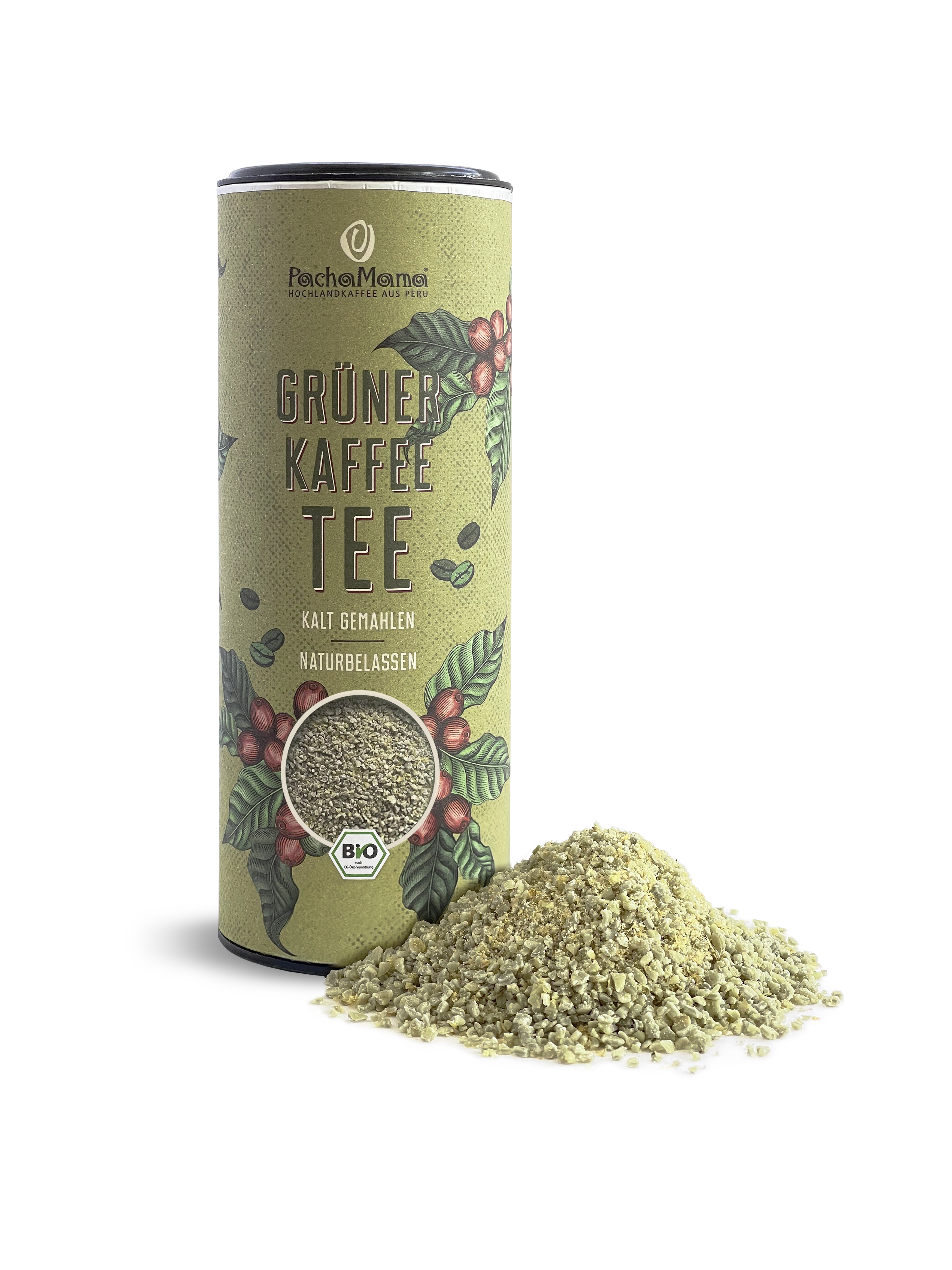 Grüner Kaffee-Tee - kalt gemahlen- (150g Dose)