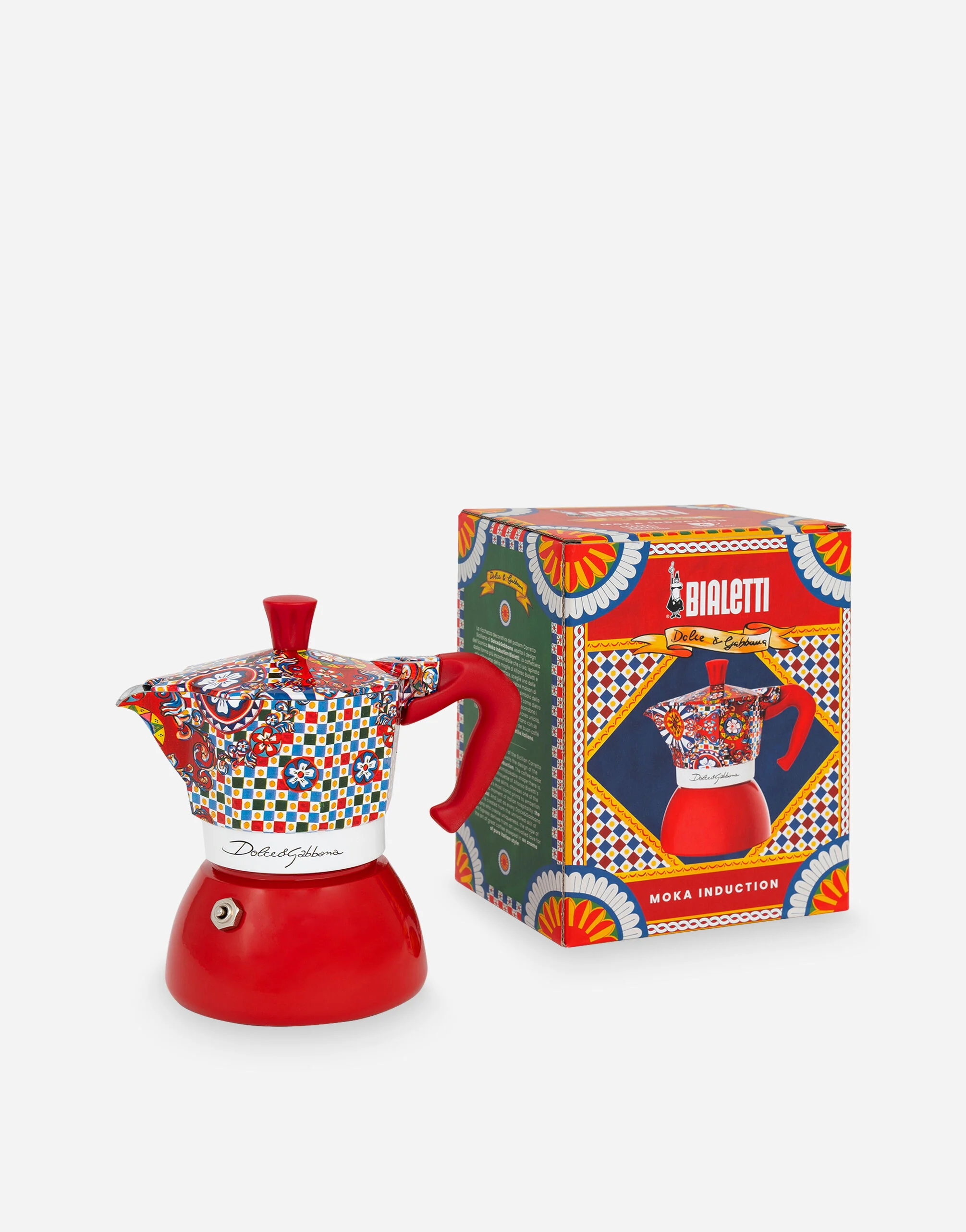 Dolce & Gabbana Bialetti Moka Induktion Rot